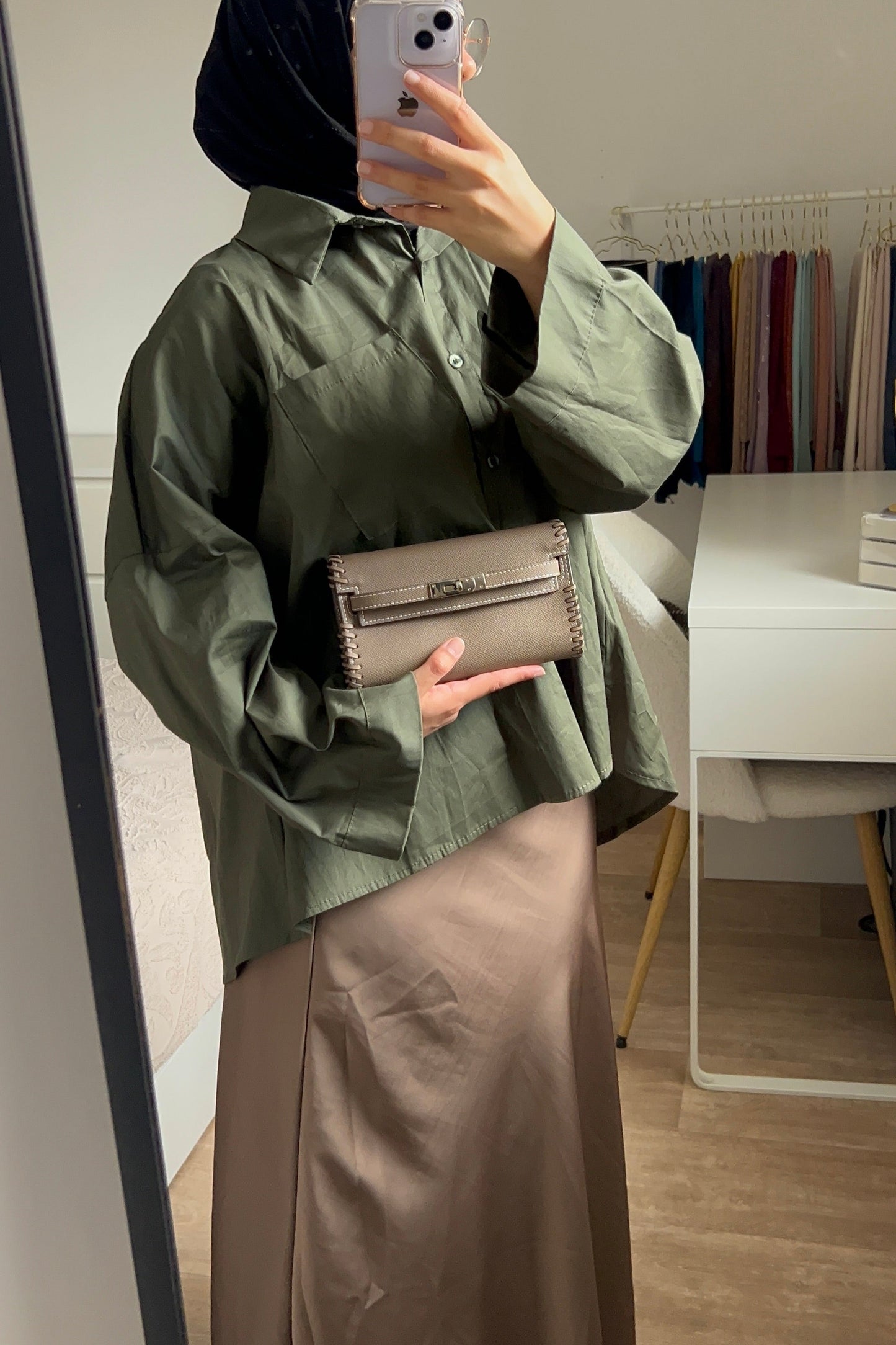 Baguette & Pochette Signature Taupe