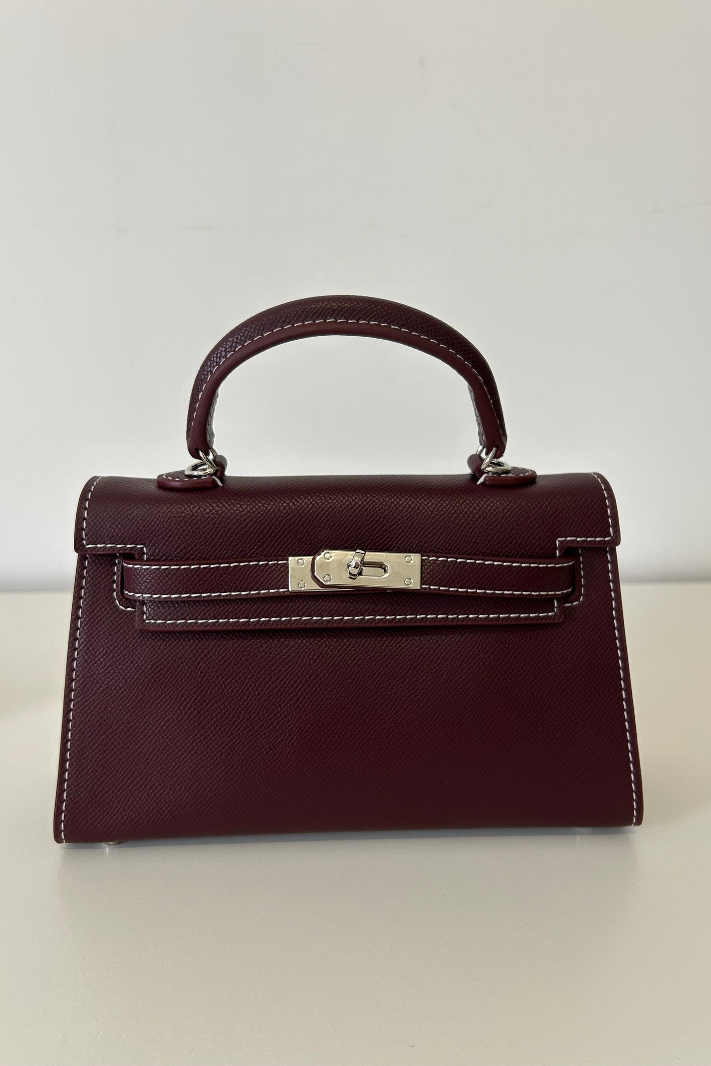 Kelly Inspiration Bordeaux Surpiqué