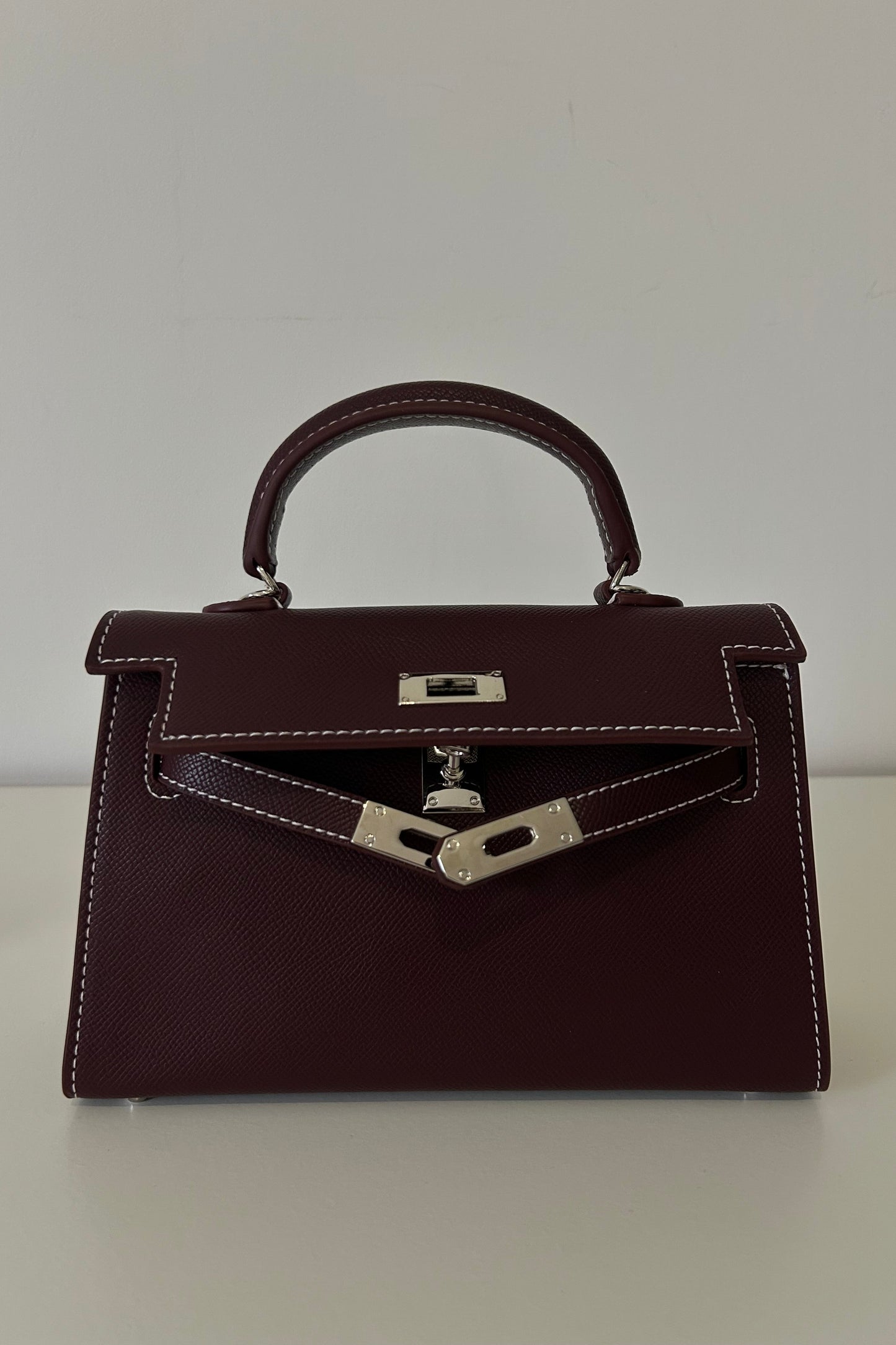 Kelly Inspiration Bordeaux Surpiqué