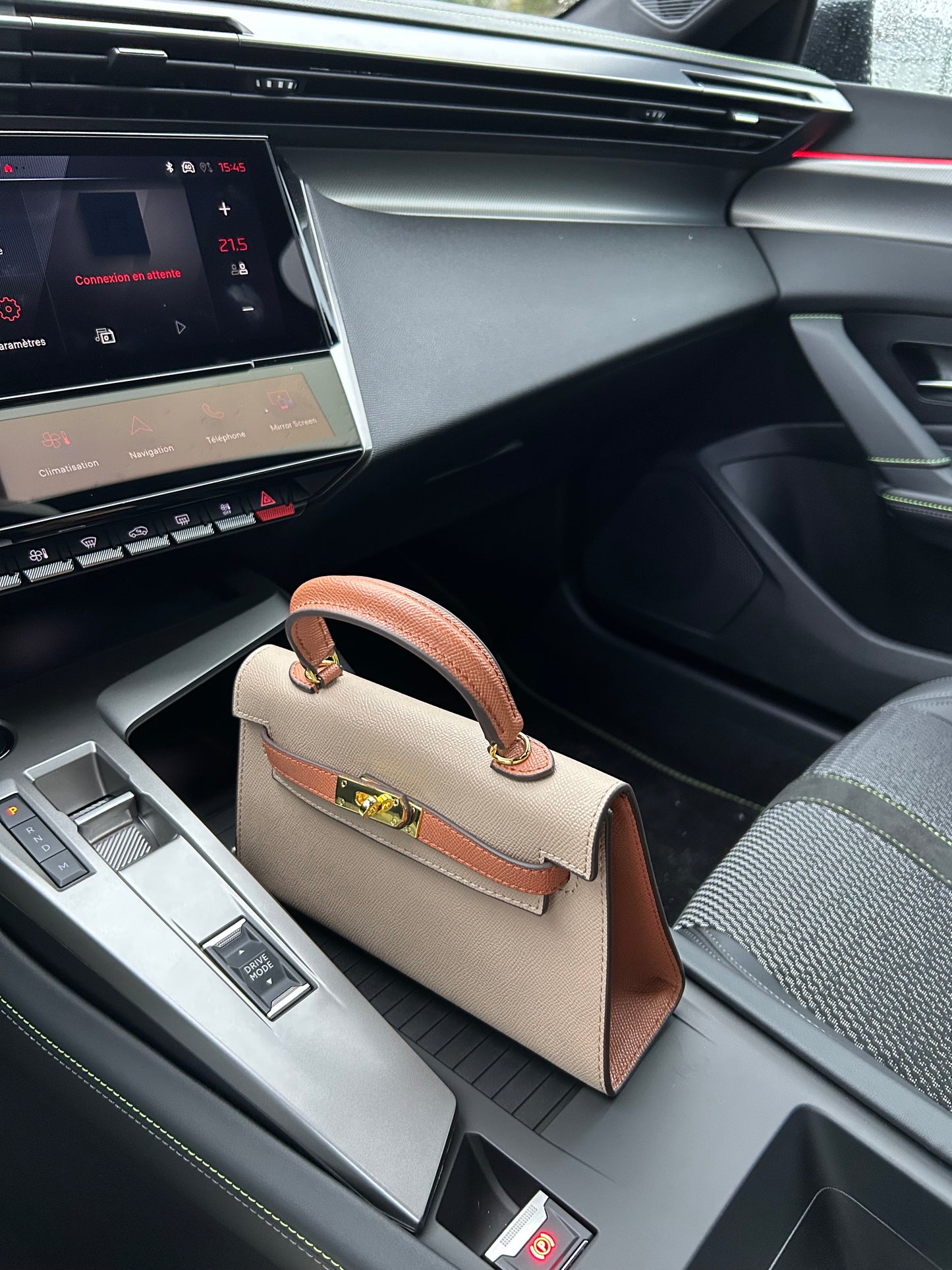 Sac Inspiration Bi-color Taupe