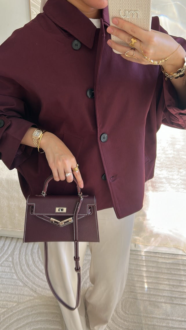 Sac Inspiration K - Bordeaux Surpiqué