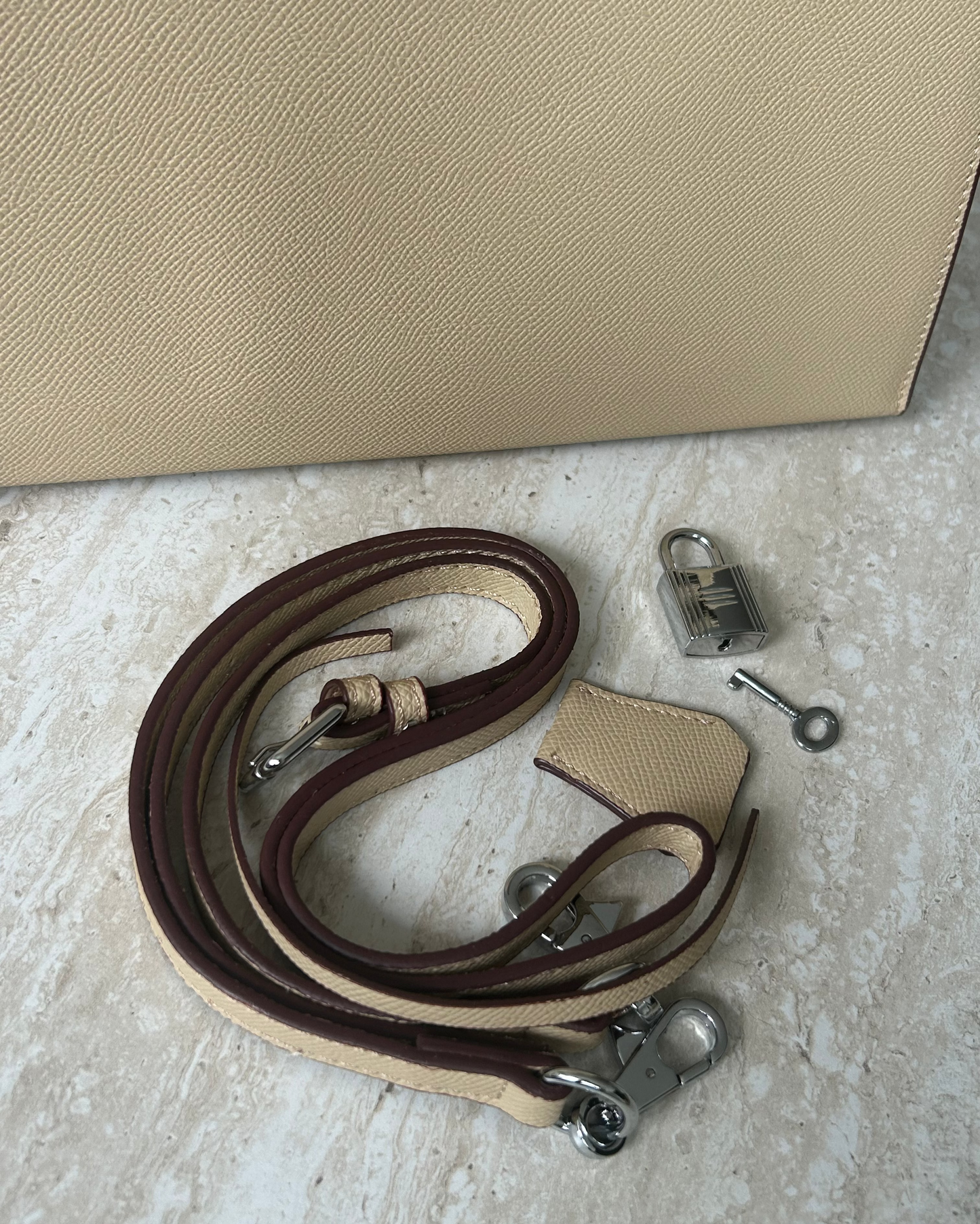 Kelly Inspiration Bag Taupe Beige