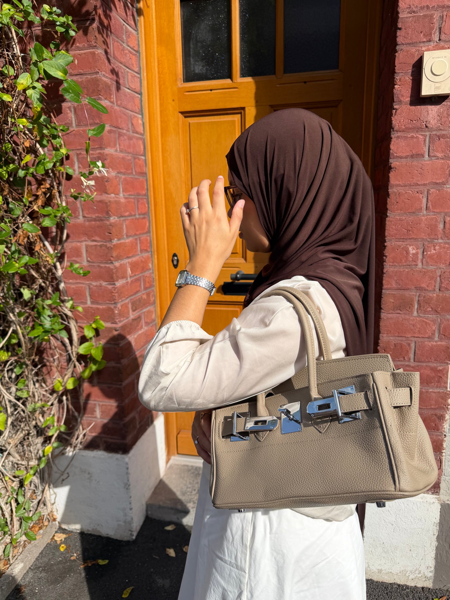 Kelly Inspiration Bag Taupe Beige