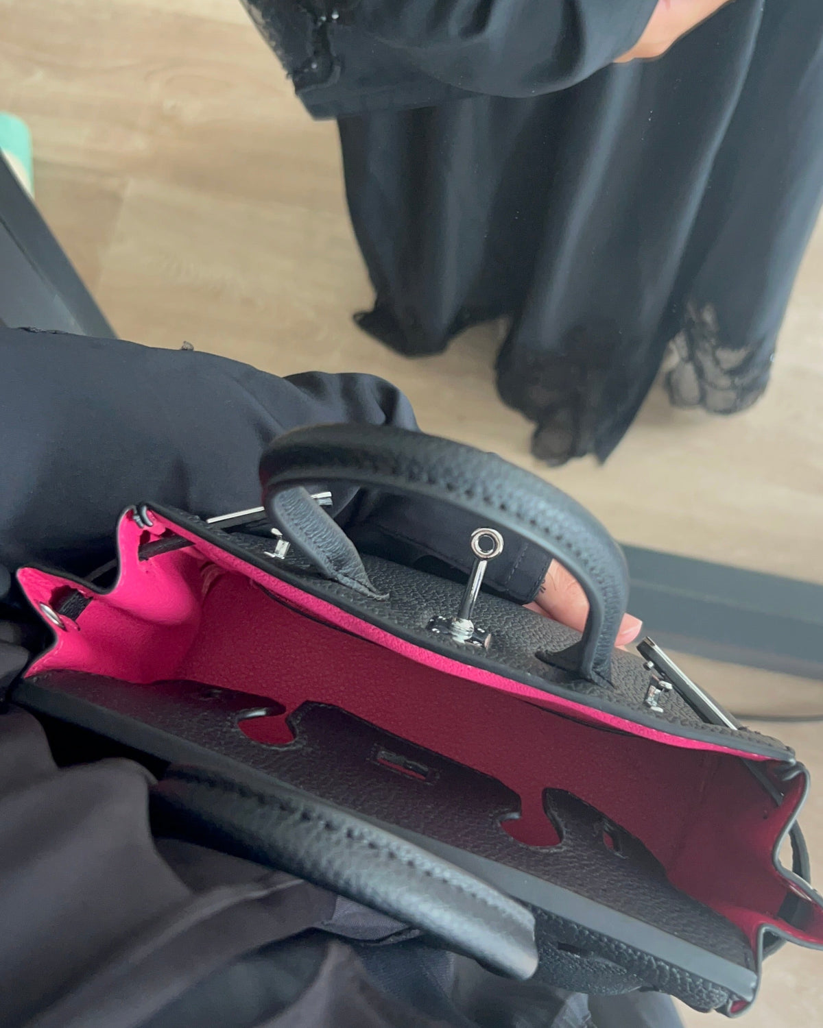 Sac Farah – Noir/Fuchsia