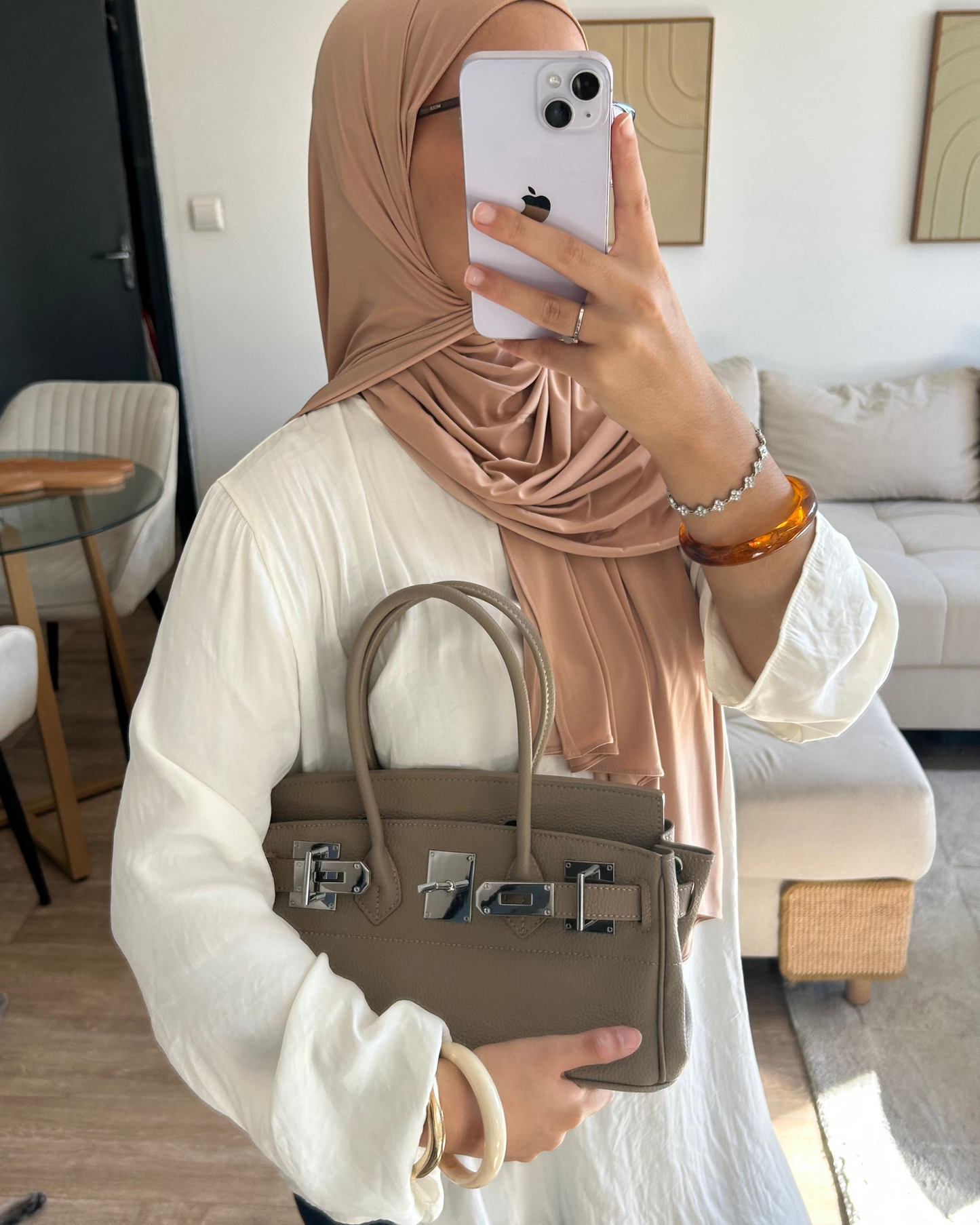 Kelly Inspiration Bag Taupe Beige